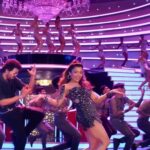 Rashmika mandanna hot thighs in mini bdycon and shpwoing panty HD sexy pics from varisu (190)