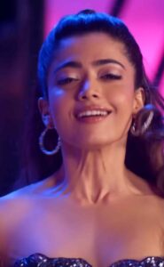 Rashmika mandanna hot thighs in mini bdycon and shpwoing panty HD sexy pics from varisu (193)