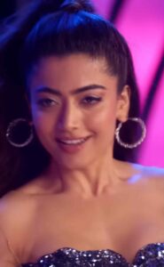 Rashmika mandanna hot thighs in mini bdycon and shpwoing panty HD sexy pics from varisu (202)