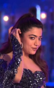 Rashmika mandanna hot thighs in mini bdycon and shpwoing panty HD sexy pics from varisu (234)