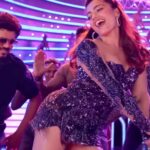 Rashmika mandanna hot thighs in mini bdycon and shpwoing panty HD sexy pics from varisu (4)