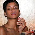 Rihanna hot nude smoking photos topless showing boops HD photos (12)