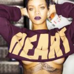 Rihanna hot nude smoking photos topless showing boops HD photos (17)