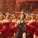 Tamannaah bhatia hot thighs shake and armpits in black slit dress from jailer movies (127)