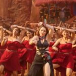 Tamannaah bhatia hot thighs shake and armpits in black slit dress from jailer movies (149)