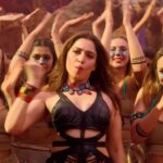 Tamannaah bhatia hot thighs shake and armpits in black slit dress from jailer movies (44)