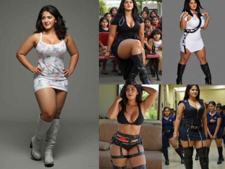 anushka shetty busty girl thick thighs HD pics ai starlust