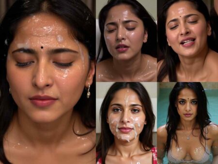 anushka shetty cumface closeup HD