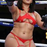 anushka shetty hot boops and thighs show in boxing ring ai (3)