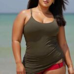 anushka shetty hot thick thighs navel and cleavage show ai images HD (7)