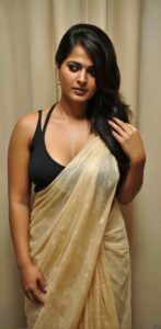 anushka shetty hot thick thighs navel and cleavage show ai images HD (91)