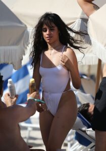 camila cabello nipples and ass show in wet swimsuite (1)