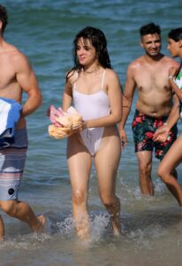 camila cabello nipples and ass show in wet swimsuite (2)