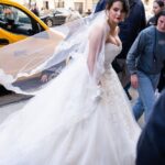 selena gomez big cleavage show in wedding dress (9)