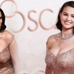 selena gomez hot cleavage show at oscars 2025