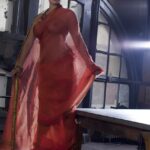 sunny leone nude show in sheer saree hot photoshoot showing boops and pussy (3)