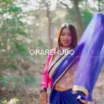 Moumi Showing Boobs through Net Blouse in Outdoor Photoshoot App Content