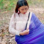 Moumi Showing Boobs through Net Blouse in Outdoor Photoshoot App Content (4)