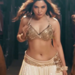 Tamanna bhatia hot navel cleavage thighs and armpits images from raid2 nasah item song starlust (9)
