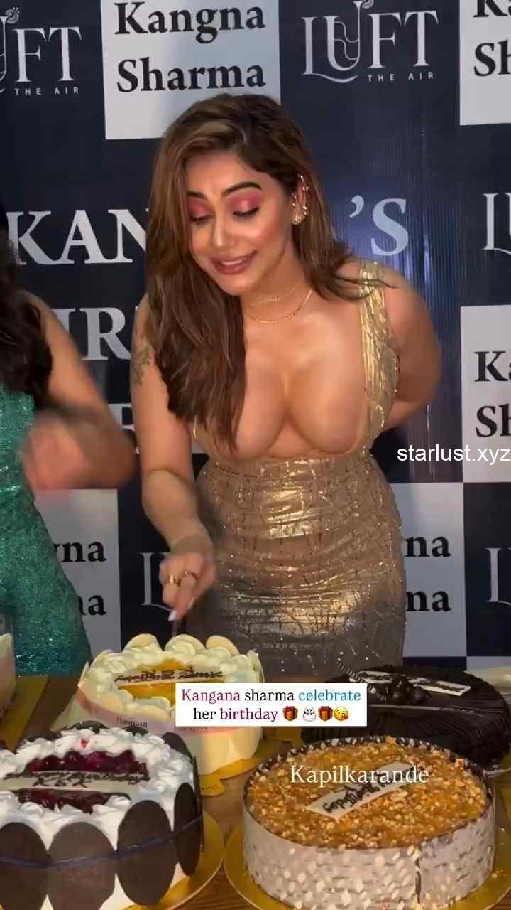 kangana sharma big round boops without bra at birthday party HD images-starlust (31)