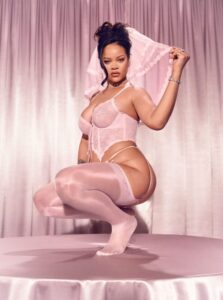 rihanna hot photoshoot in lingerie showing dusky booty and cleavage HD pics 2 rihanna booty ass pussy shape in bridal lingerie photoshoot savage x fenty 2025 starlust (3)