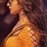 sreeleela hot navel piercing and sexy expressions HD image from mass jatara movie starlust (4)