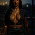 Anushka shetty hot ai generated images of exposing thighs navel cleavage and armpits HD-starlust (19)