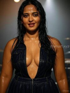 Anushka shetty hot ai generated images of exposing thighs navel cleavage and armpits HD starlust 22