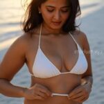 Anushka shetty hot ai generated images of exposing thighs navel cleavage and armpits HD-starlust (29)