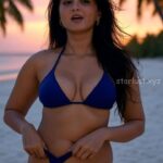 Anushka shetty hot ai generated images of exposing thighs navel cleavage and armpits HD-starlust (38)