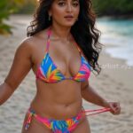 Anushka shetty hot ai generated images of exposing thighs navel cleavage and armpits HD-starlust (40)