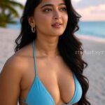 Anushka shetty hot ai generated images of exposing thighs navel cleavage and armpits HD-starlust (42)