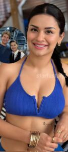 Avneet kaur hot exposing cleavage and thighs HD 143