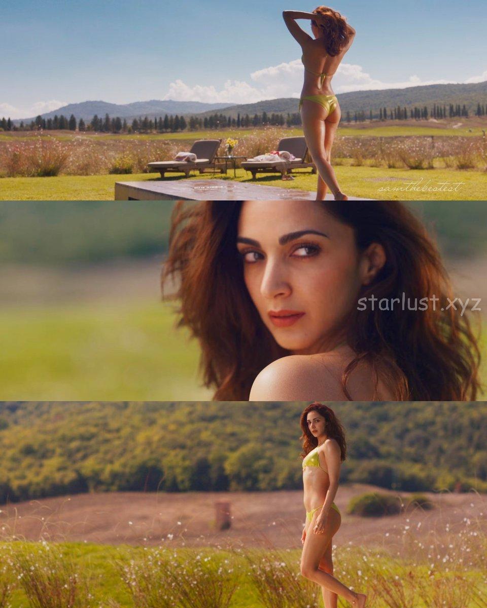 Kiara advani hot in two piece micro bikini exposing booty navel and cleavage in war2-starlust (9)