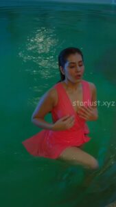 Rashi khanna hot inner thighs and panty show in wet swimsuite HD starlust 20