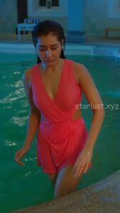 Rashi khanna hot inner thighs and panty show in wet swimsuite HD starlust 25