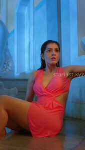 Rashi khanna hot inner thighs and panty show in wet swimsuite HD starlust 61