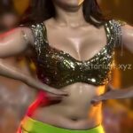 Tamanna bhatia hot navel and cleavage show at zee cine awards 2025-starlust (33)