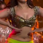 Tamanna bhatia hot navel and cleavage show at zee cine awards 2025-starlust (36)