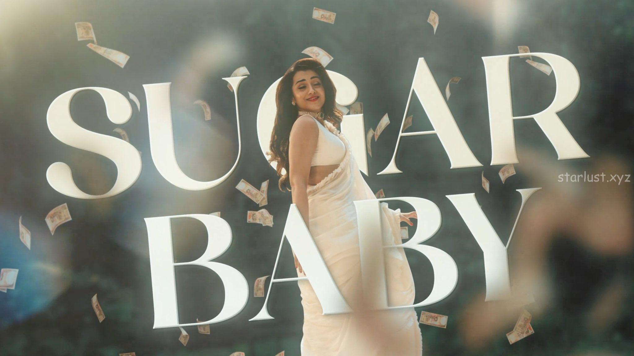 Trisha hot in white sleeveless saree from sugarbaby thuglife movie-starlust