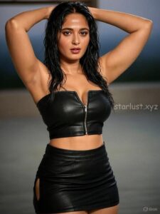 anushka shetty hot ai images of big boops navel and thighs with wet body HD starlust
