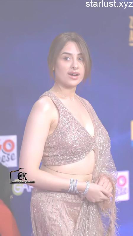 STUNNING_GORGEOUS_FIGURE_WIFE_MATERIAL_MAHIRA_SHARMA_IRRESISTIBLE_IN_SAREE_HQ (3)